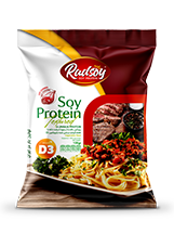 Soy Protein With  Meat Flavor & Fortified with Vit D 100 grams